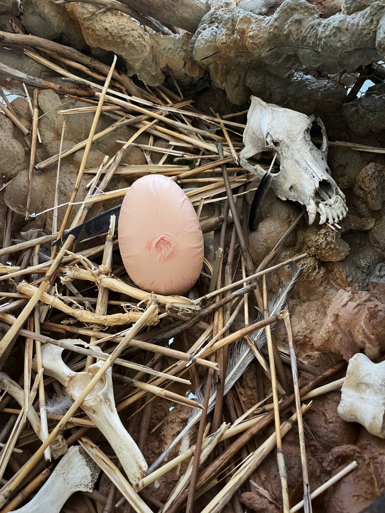 Naapuri installation in Outopia art exhibition, Kotka, Finland, 2023.